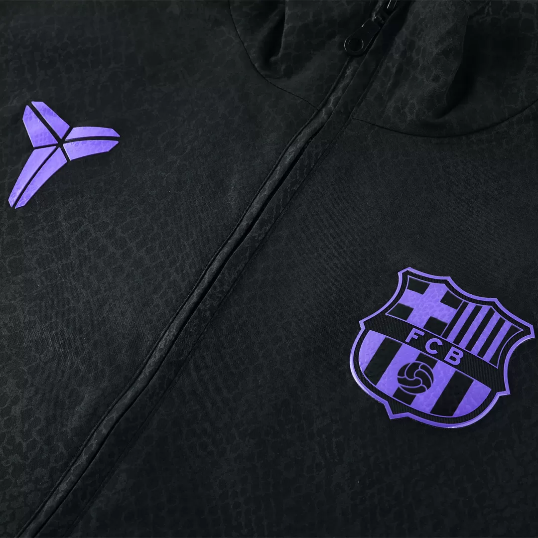 Barcelona Windbreaker Jacket 2025/26 - Black - Image 5