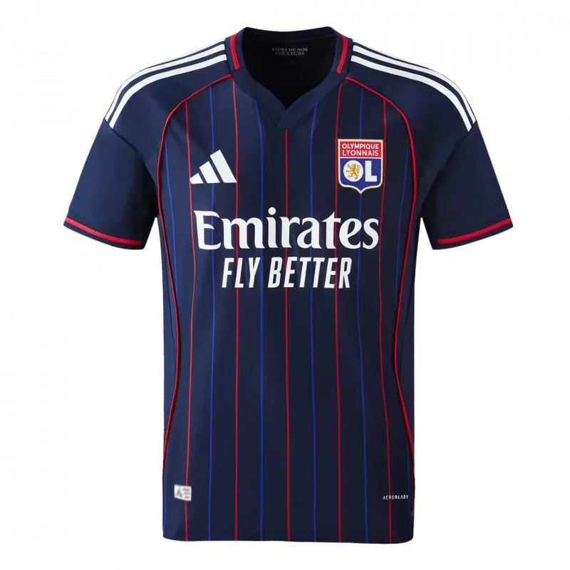 Olympique Lyonnais Away Authentic Soccer Jersey 2025/26
