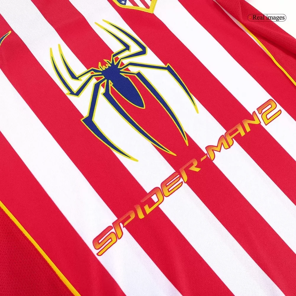 Retro Soccer Jersey Atletico Madrid Home 2004/05 - Image 9