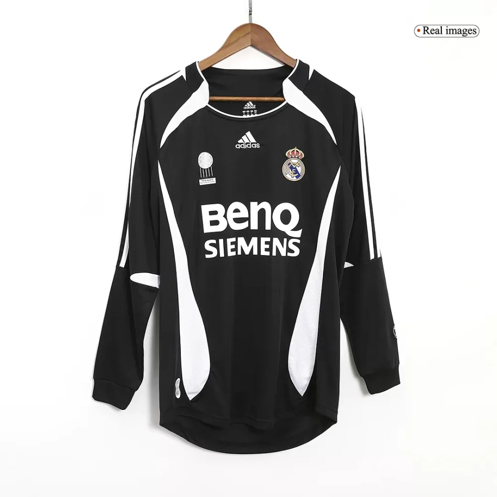 Vintage Soccer Jersey BECKHAM #23 Real Madrid Away Long Sleeve 2006/07 - Image 2