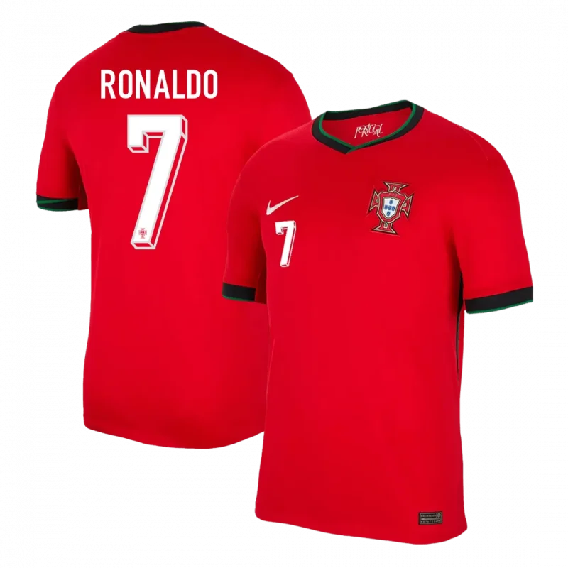 RONALDO #7 Portugal Home Soccer Jersey EURO