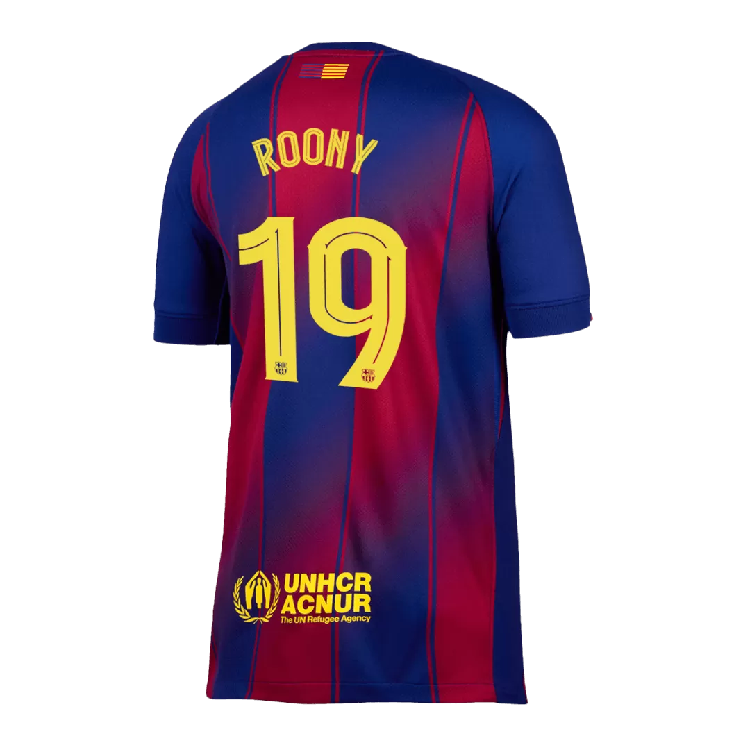 ROONY #19 Barcelona Home Soccer Jersey 2025/26 - UCL - Image 3