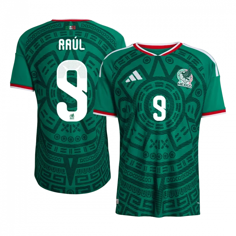Raúl #9 Mexico Home Player Version Jersey World Cup 2026