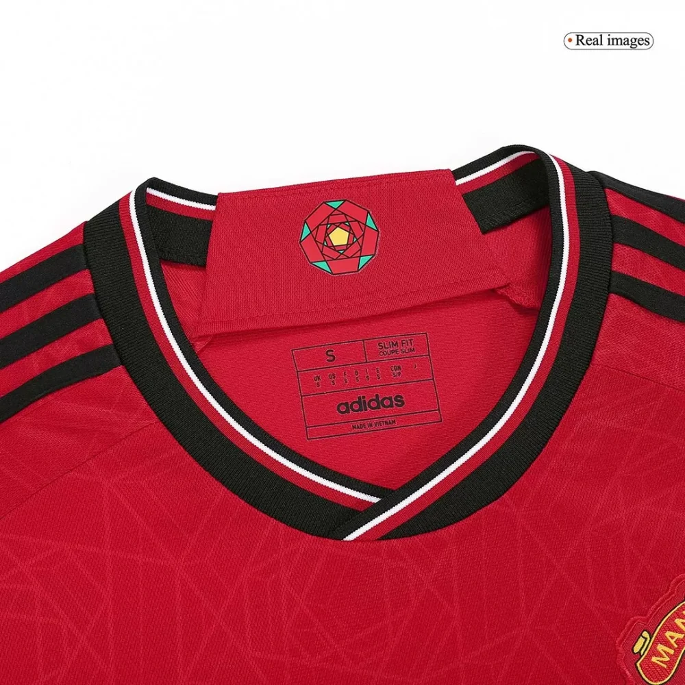 HØJLUND #11 Manchester United Home Soccer Jersey 2023/24 - Image 6