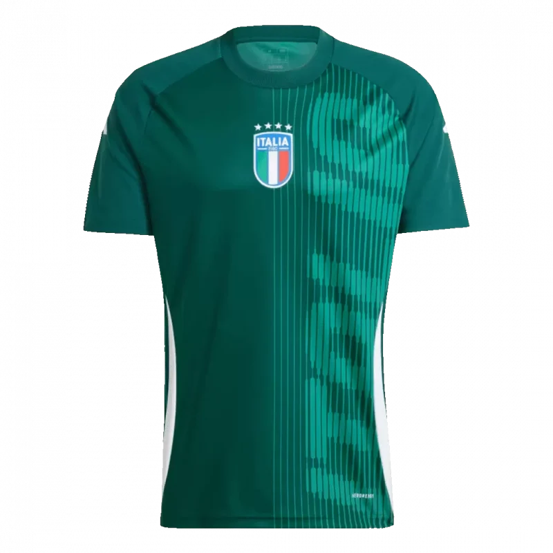 Italy Pre-Match Soccer Jersey EURO Green