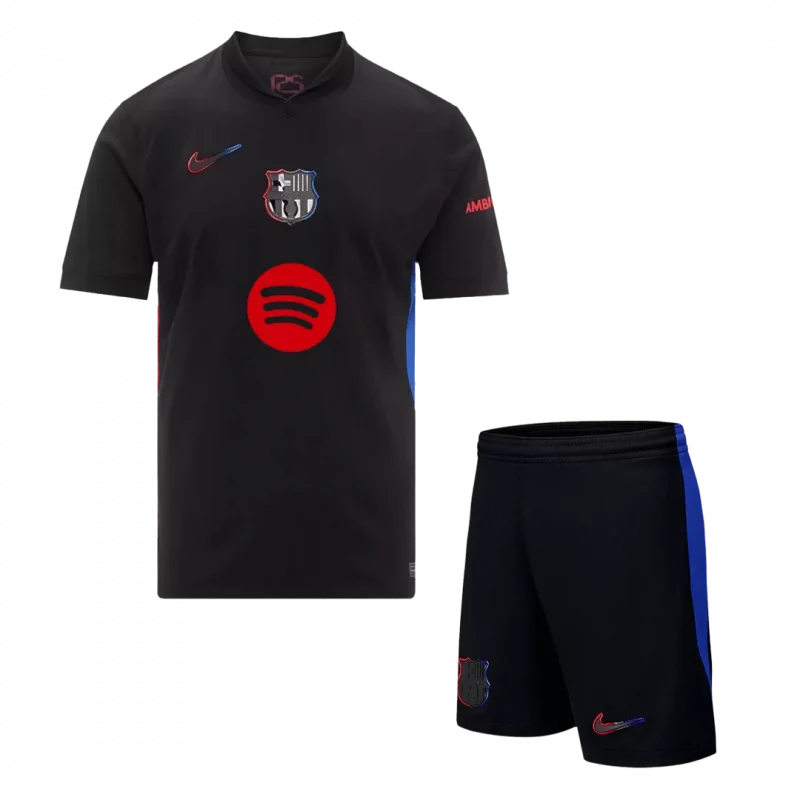Barcelona Away Jerseys Kit - Spotify Logo Without Text