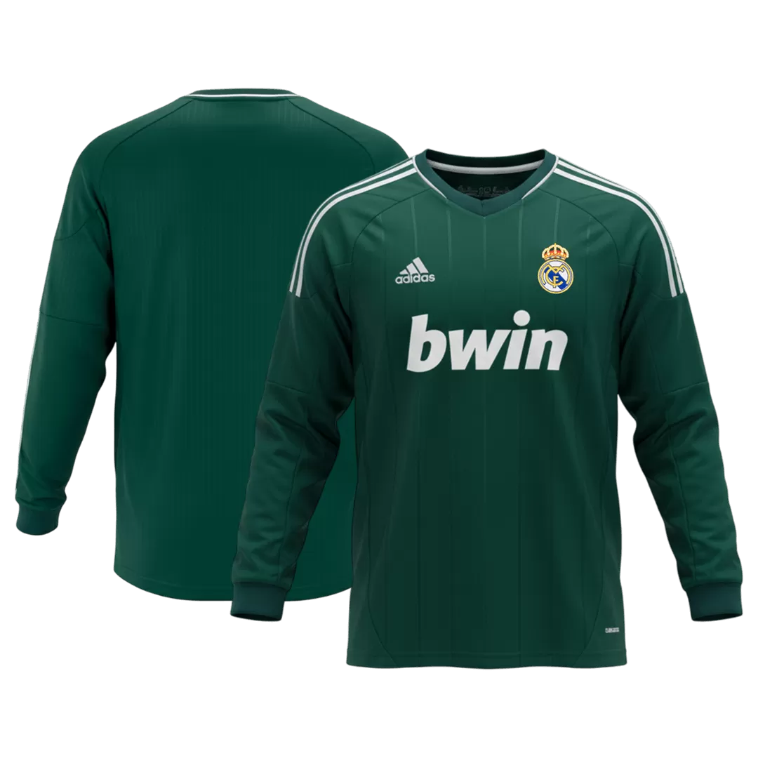 Retro Soccer Jersey Real Madrid Third Away Long Sleeve 2012/13 - Image 3
