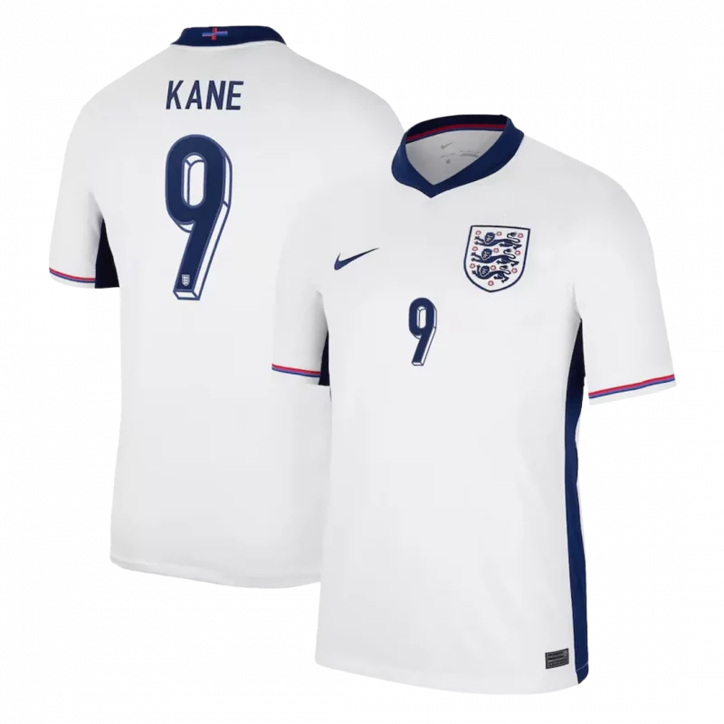 KANE #9 England Home Soccer Jersey EURO