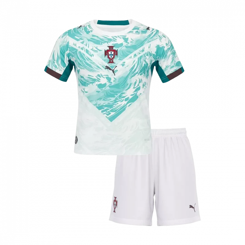 Portugal Away World Cup Kids Soccer Jerseys Kit 2026