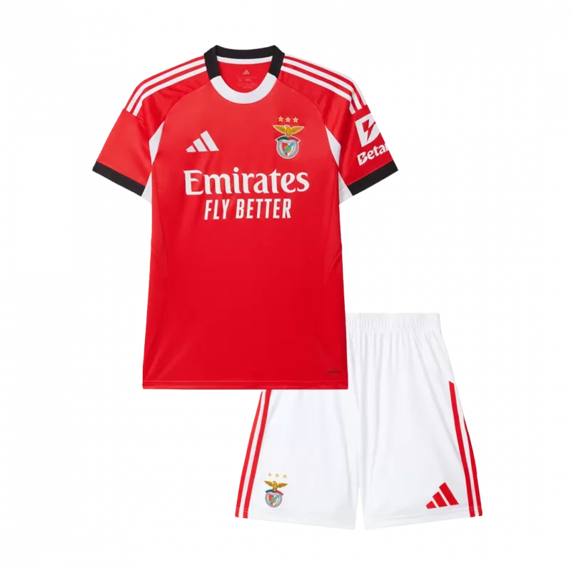 Benfica Home Kids Soccer Jerseys Kit 2025/26