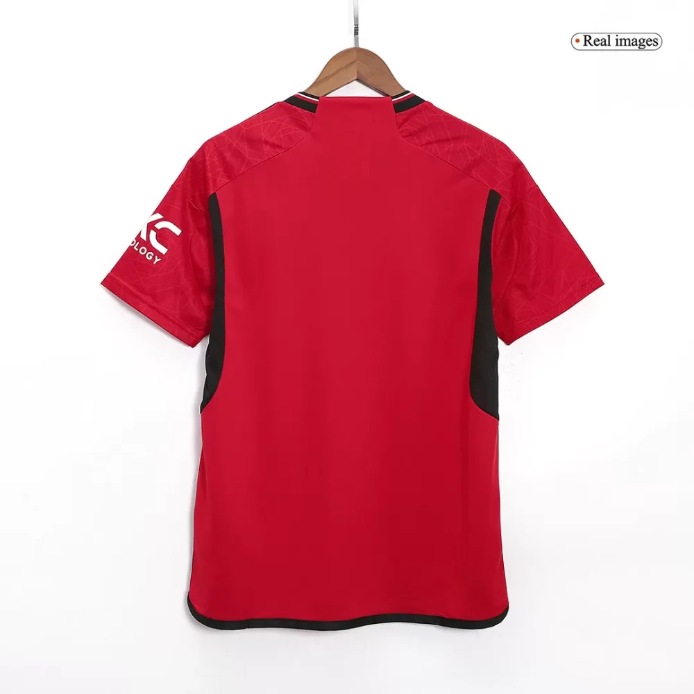HØJLUND #11 Manchester United Home Soccer Jersey 2023/24 - Image 5