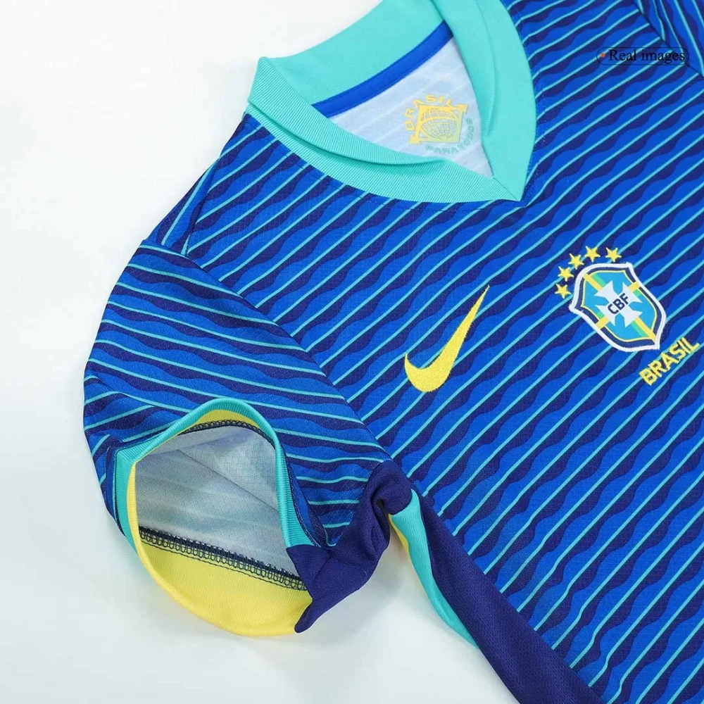 Brazil Away Kids Soccer Jerseys Kit Copa America - Image 11