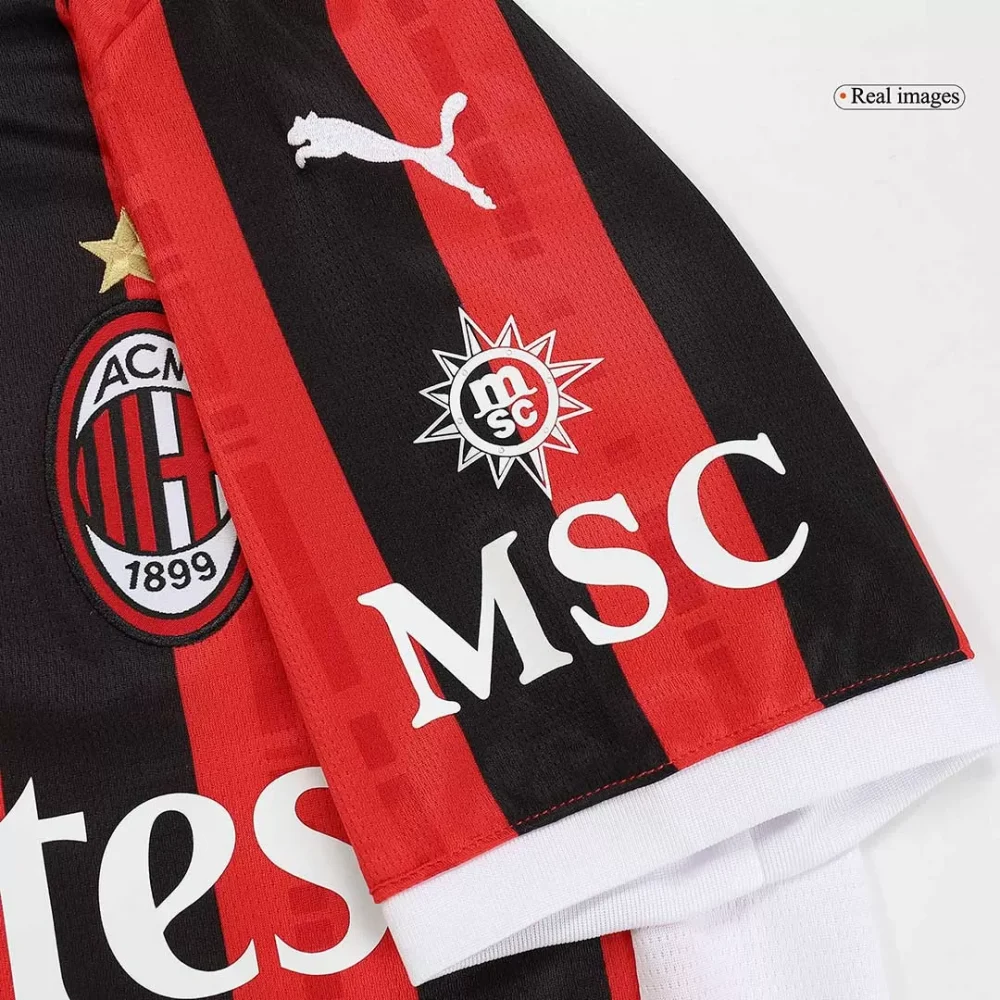 PULISIC #11 AC Milan Home Soccer Jersey - UCL - Image 7