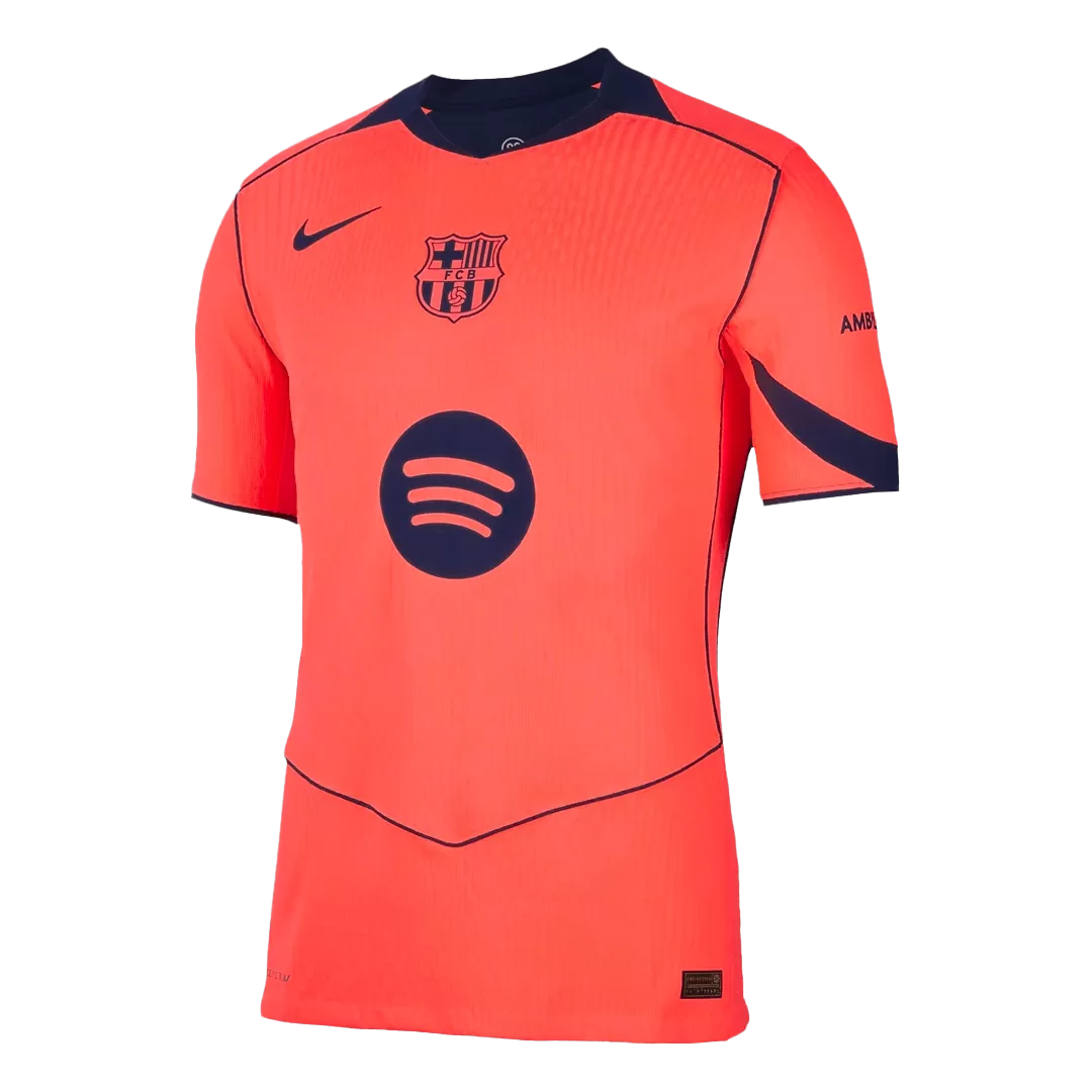 F.DE JONG #21 Barcelona Third Away Authentic Soccer Jersey 2025/26 - UCL - Image 2
