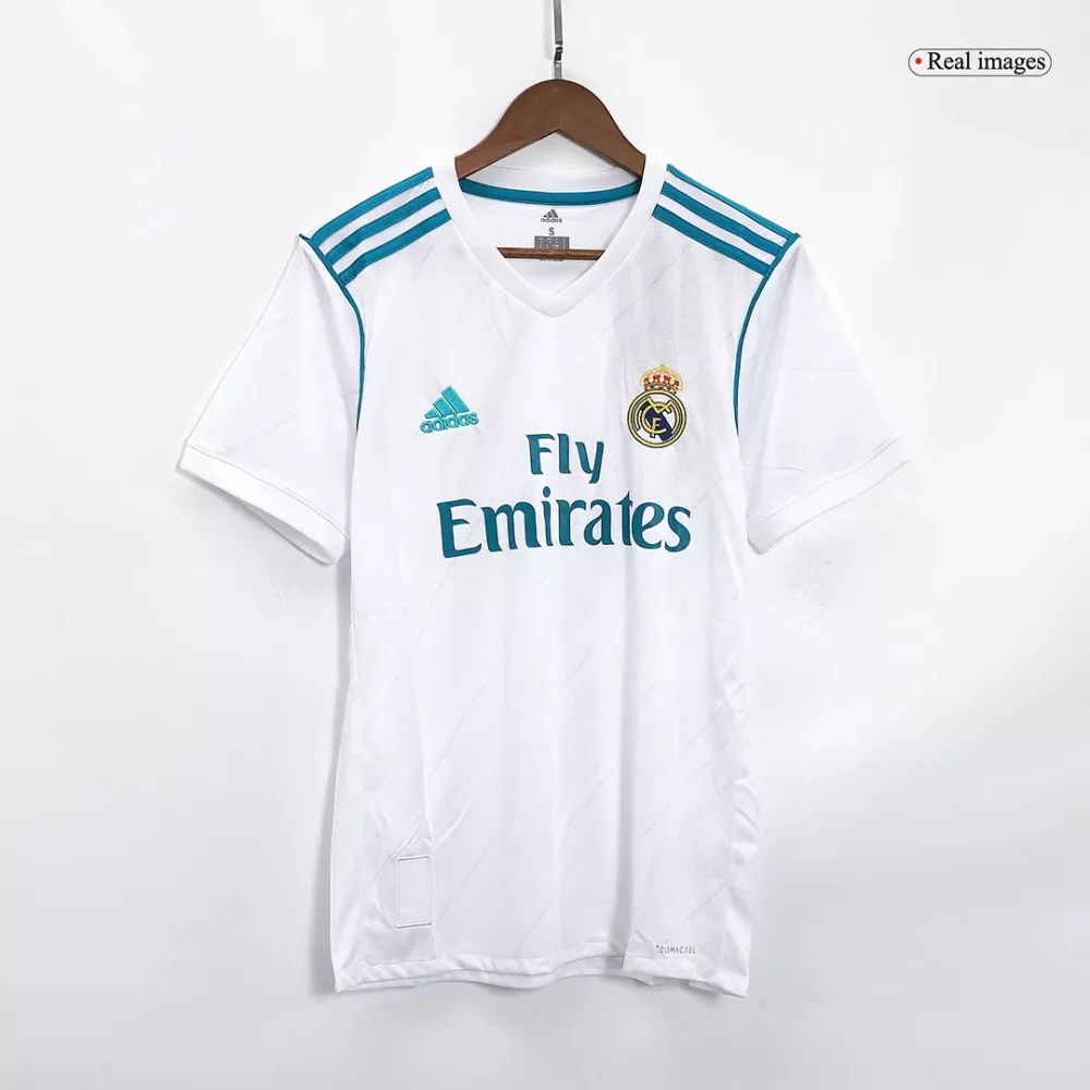 Vintage Soccer Jersey BENZEMA #9 Real Madrid Home 2017/18 - Image 2