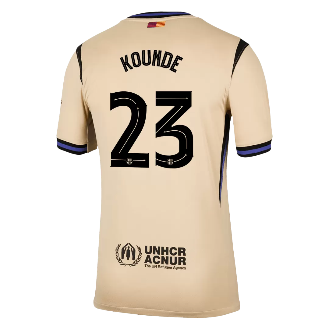 KOUNDE #23 Barcelona Away Soccer Jersey 2025/26 -UCL - Image 2