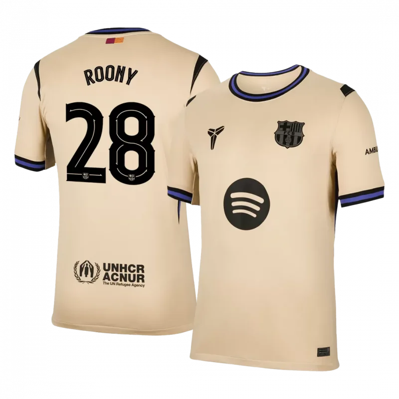 ROONY #28 Barcelona Away Soccer Jersey 2025/26