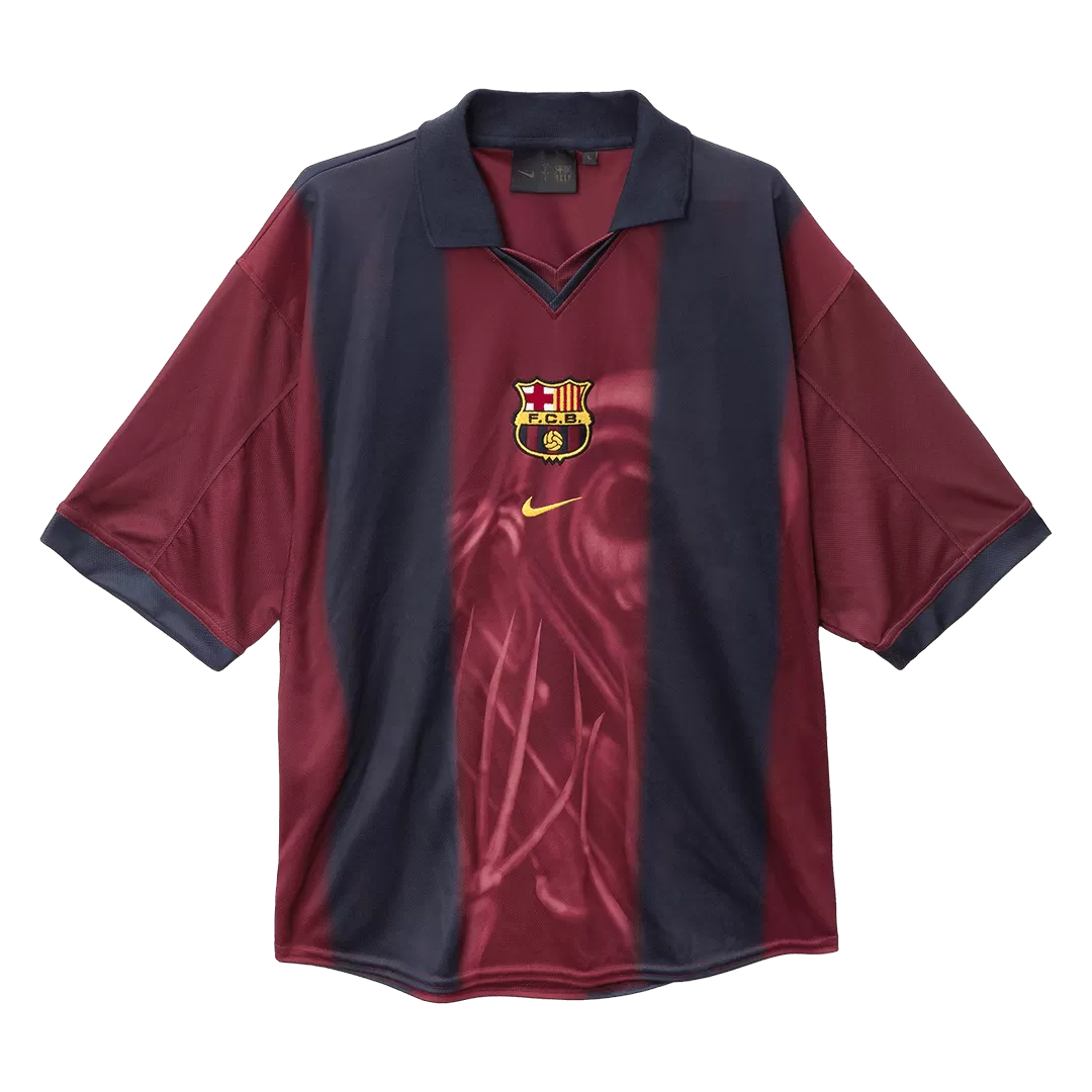 Vintage Soccer Jersey Barcelona X CJ Home 2000/01 - Image 3