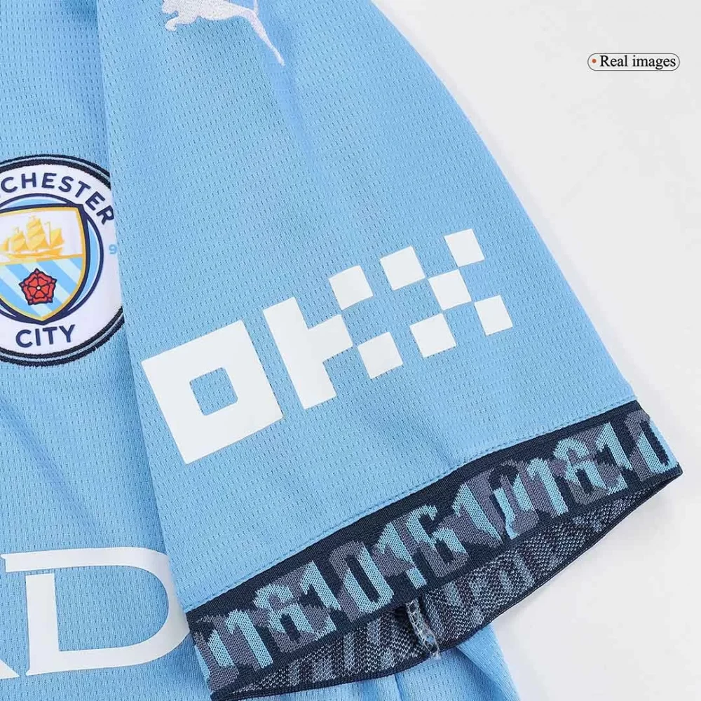 HAALAND #9 Manchester City Home Soccer Jersey - UCL - Image 7