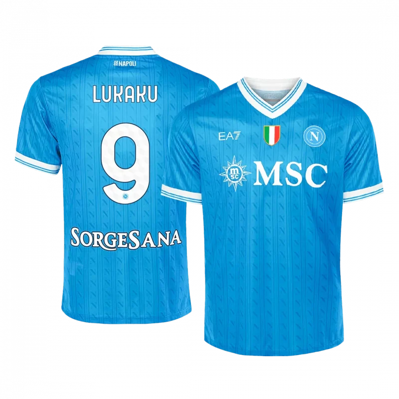 LUKAKU #9 Napoli Home Soccer Jersey 2025/26