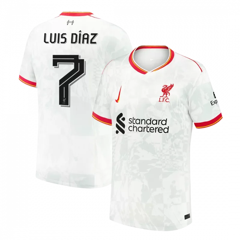 LUIS DÍAZ #7 Liverpool Third Away Soccer Jersey