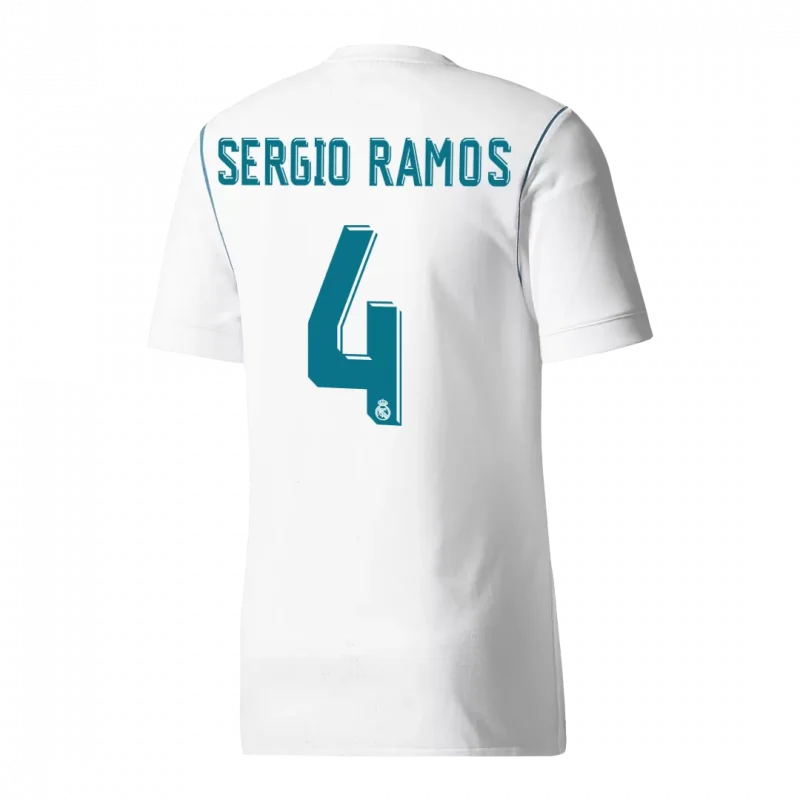 Vintage Soccer Jersey SERGIO RAMOS #4 Real Madrid Home 2017/18