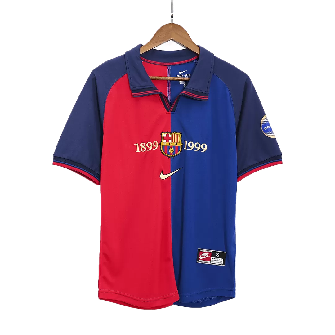 Vintage Soccer Jersey RIVALDO #11 Barcelona Home 1999/00 - 100th Anniversary - Image 3