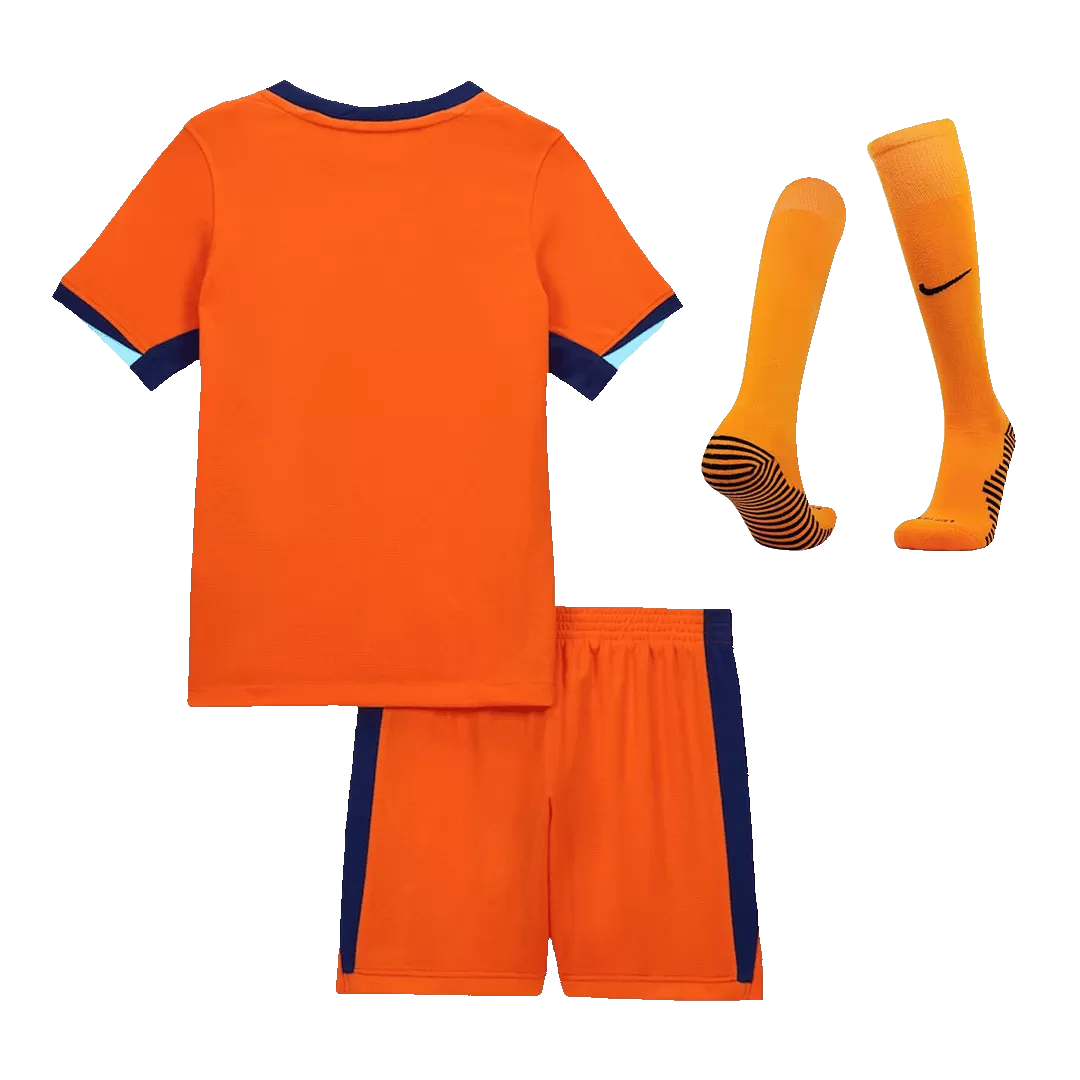 Netherlands Home Kids Soccer Jerseys Full Kit EURO - Image 2