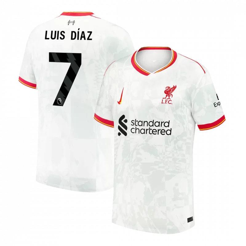 LUIS DÍAZ #7 Liverpool Third Away Soccer Jersey