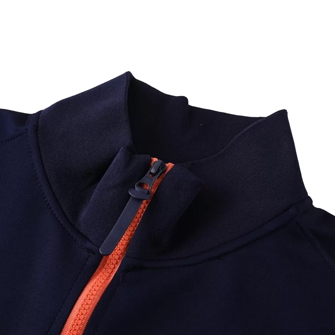 Barcelona Jacket Tracksuit 2025/26 Navy&Orange - Image 8