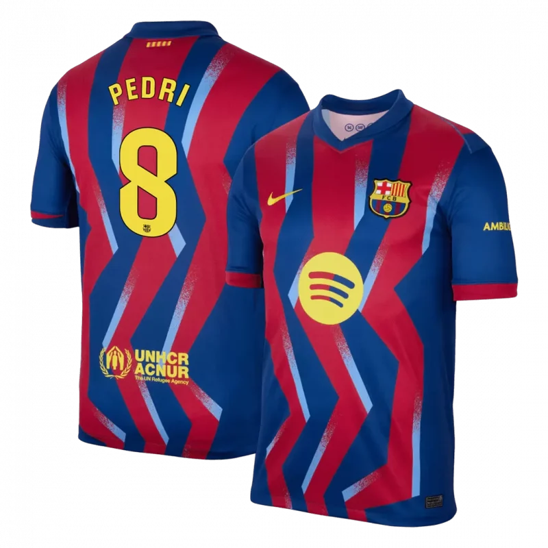 PEDRI #8 Barcelona Fourth Away Soccer Jersey 2025/26