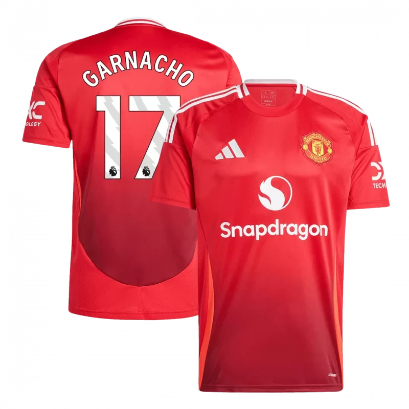 GARNACHO #17 Manchester United Home Soccer Jersey