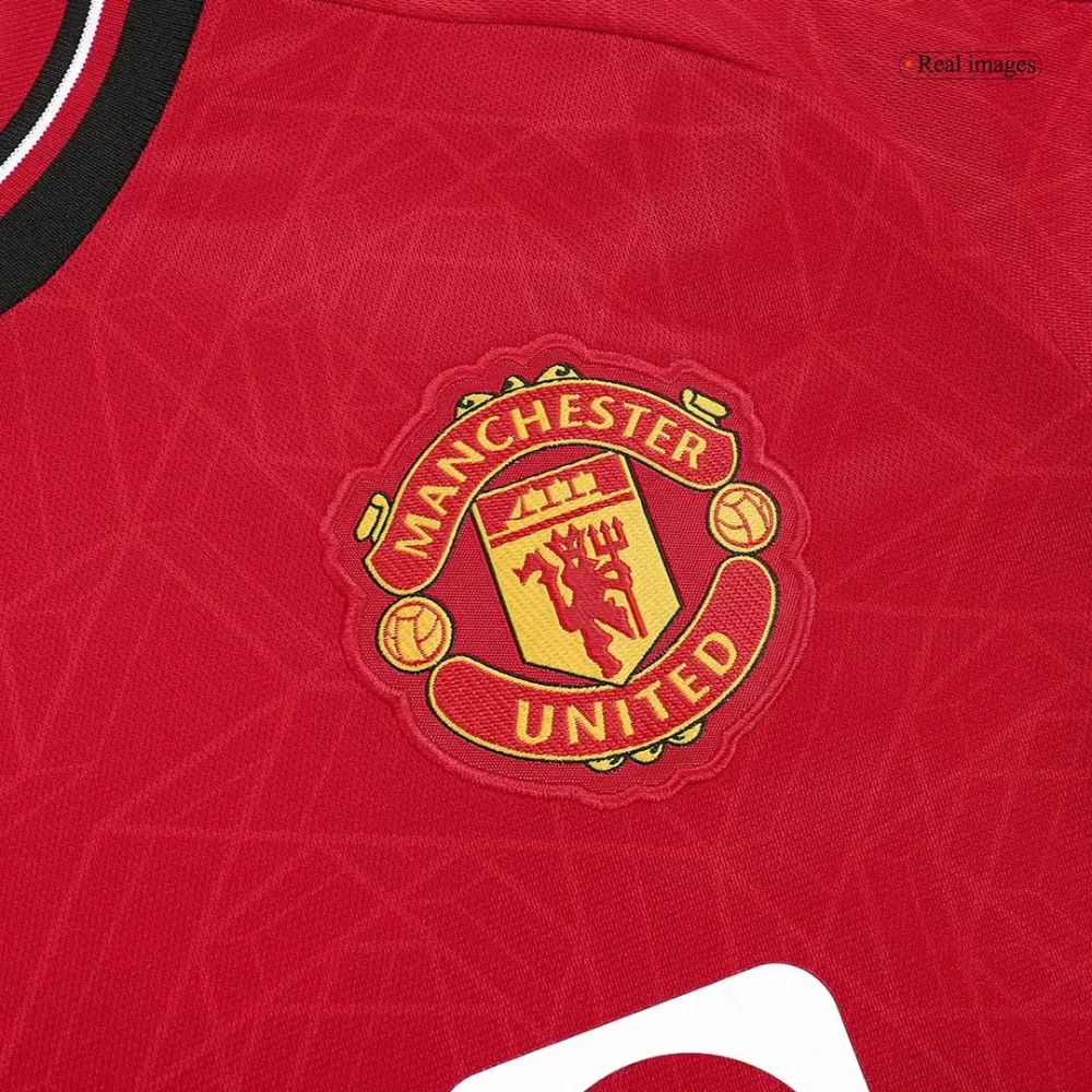 HØJLUND #11 Manchester United Home Soccer Jersey 2023/24 - Image 12