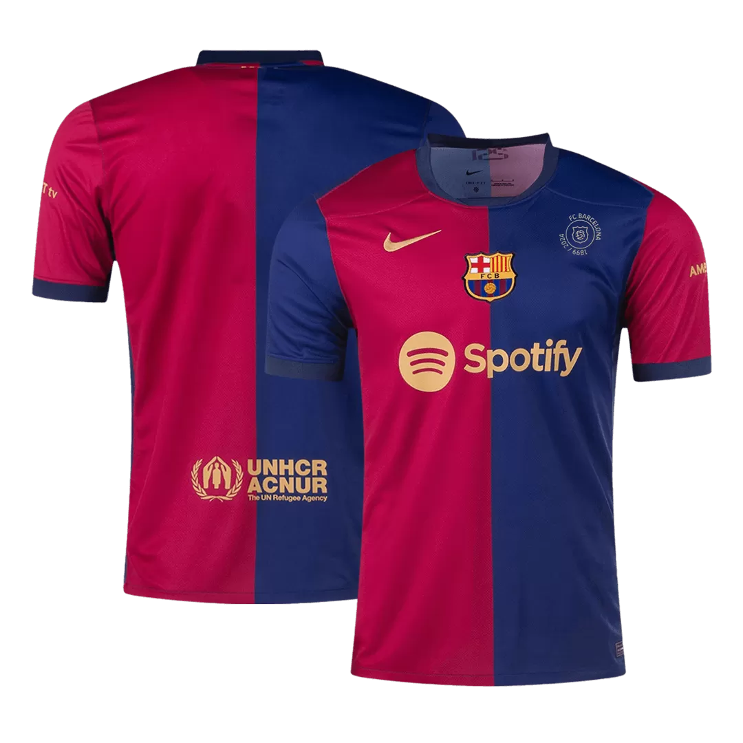 Barcelona Home Soccer Jersey - 125th Anniversary - Image 3