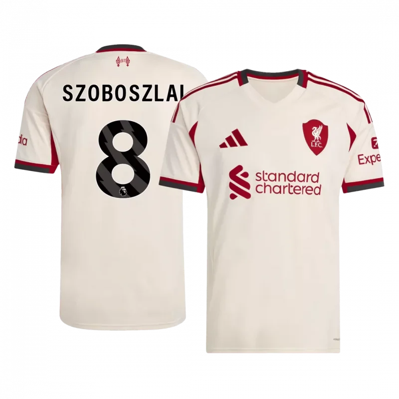 SZOBOSZLAI #8 Liverpool Away Soccer Jersey 2025/26