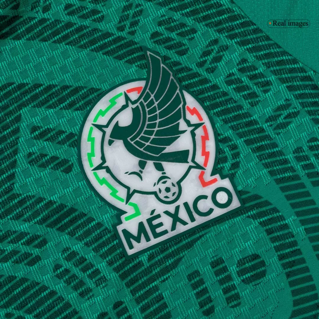 Mexico Home Long Sleeve Player Version Jersey World Cup 2026 - Image 6