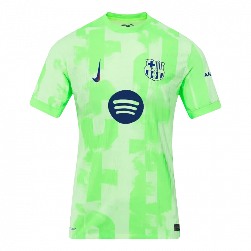 Barcelona Third Away Authentic Soccer Jersey -（Spotify Logo Without Text）