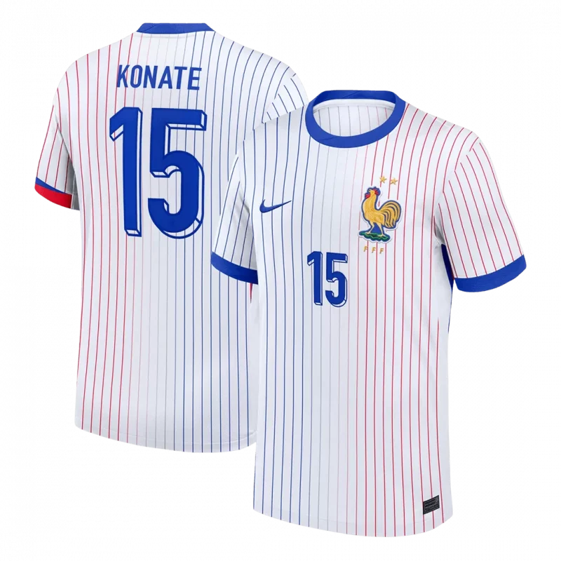 KONATE #15 France Away Soccer Jersey
