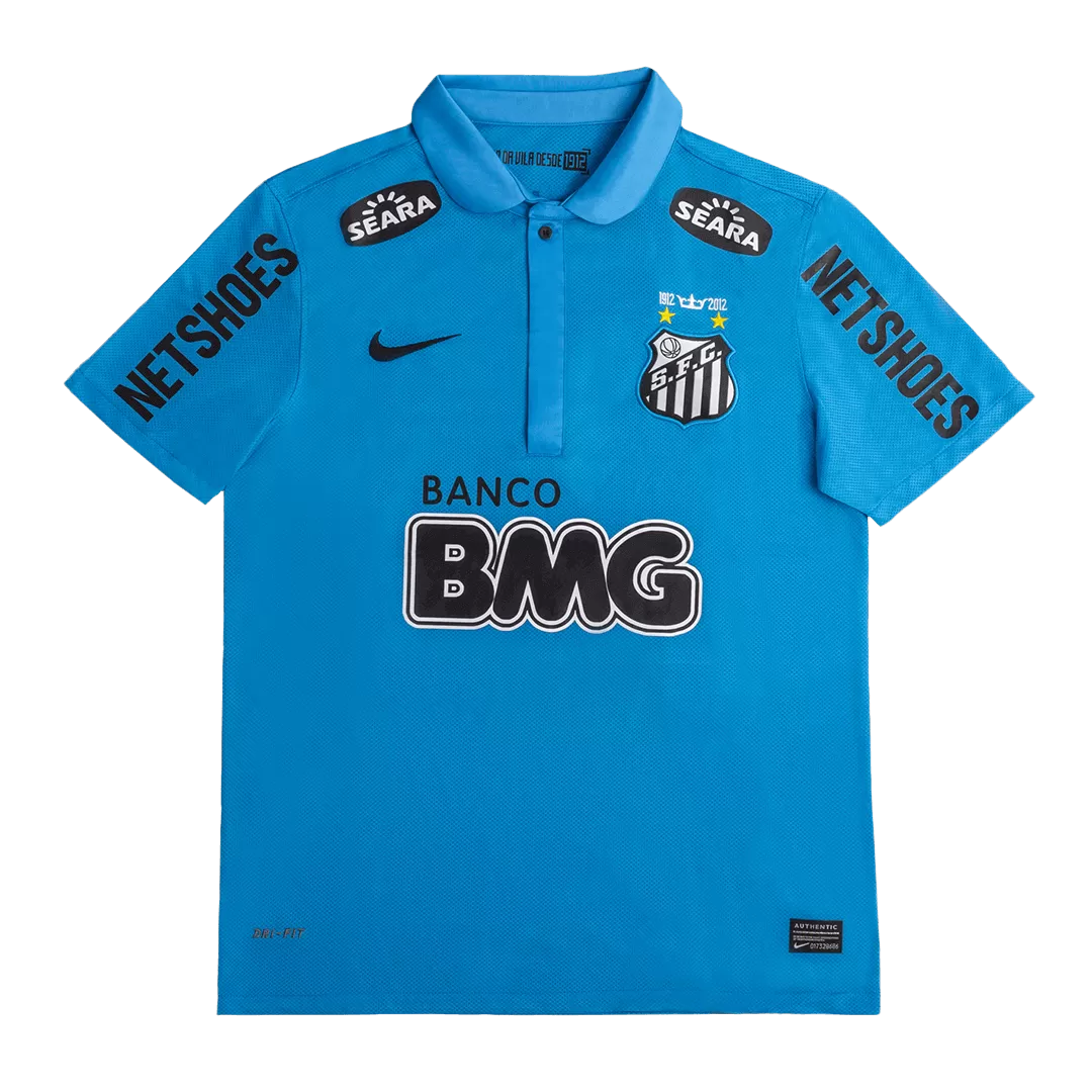 Vintage Soccer Jersey NEYMAR JR #11 Santos FC Third Away 2012 - Image 2