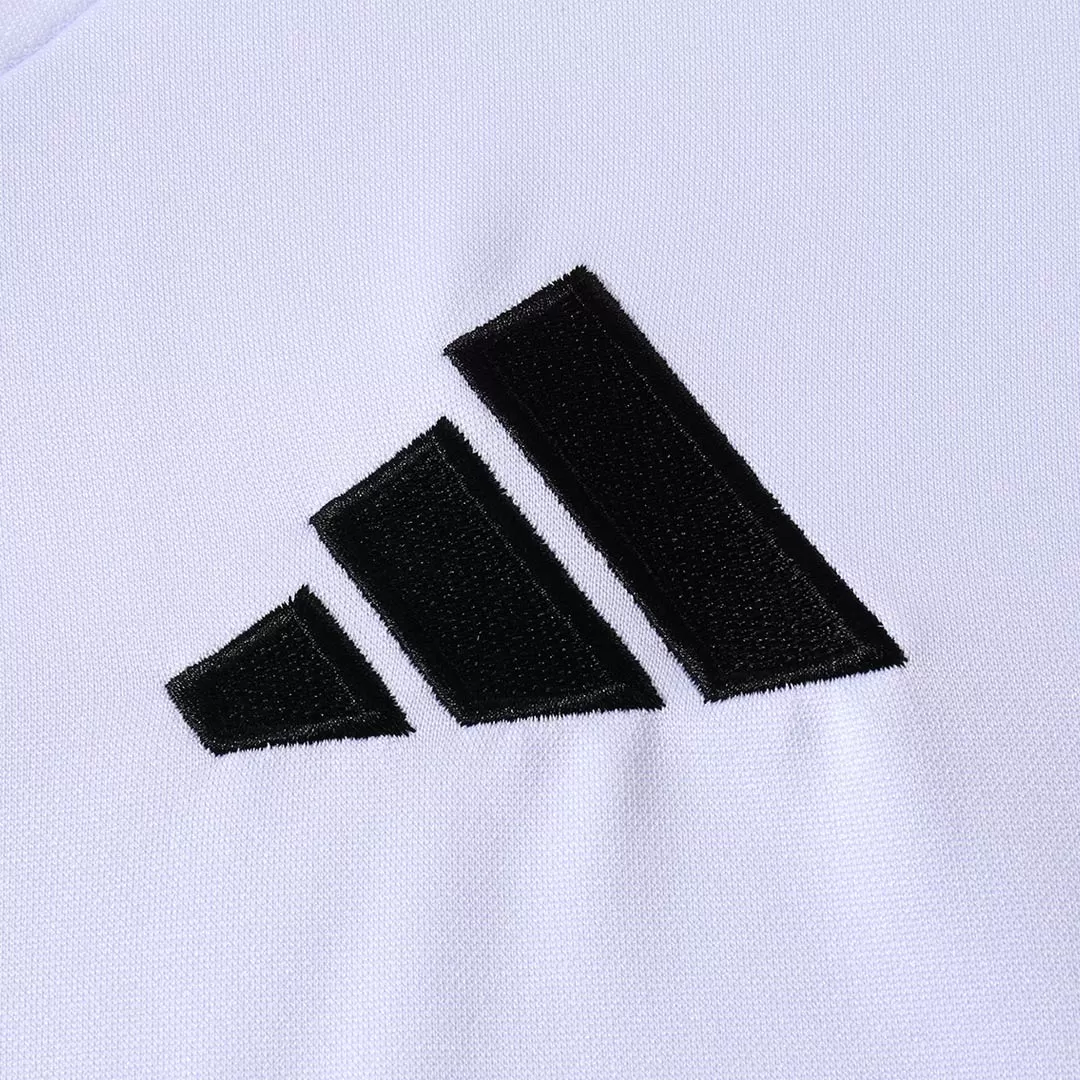 Real Madrid 1/4 Zip Tracksuit 2025/26 White - Image 7