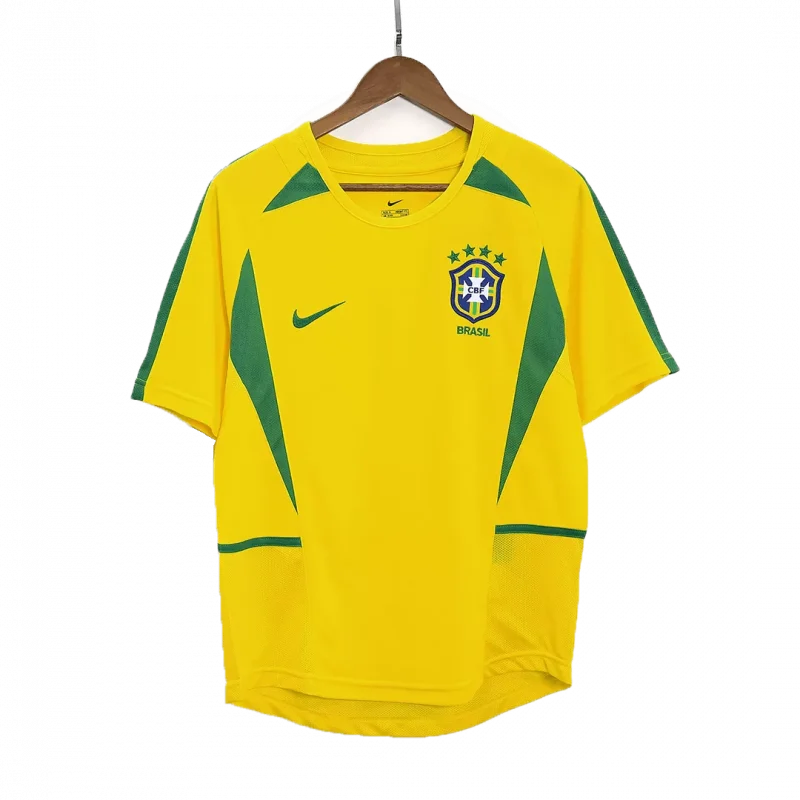 Vintage Soccer Jersey Brazil Home 2002/03