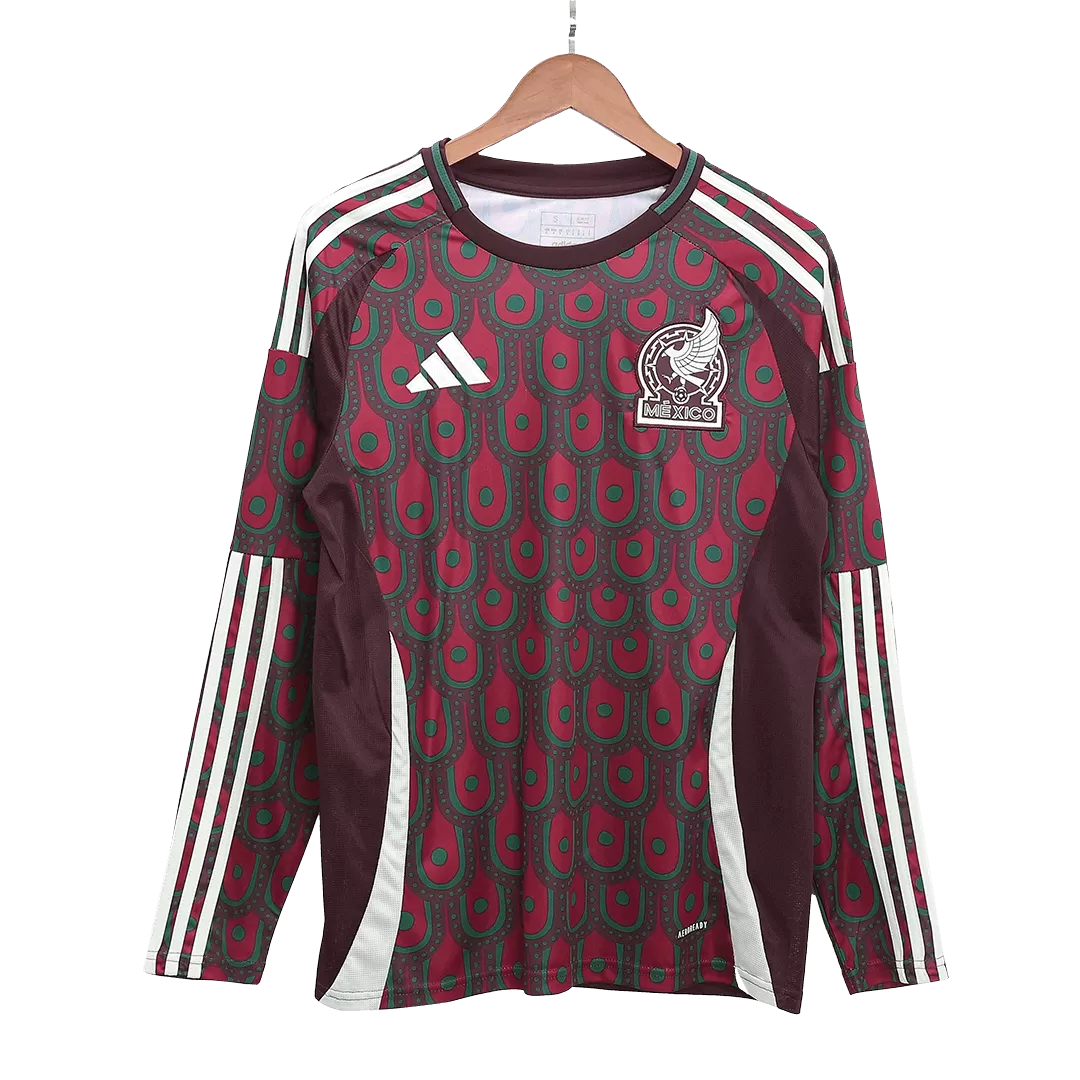 Mexico Home Long Sleeve Soccer Jersey Copa America - Image 3