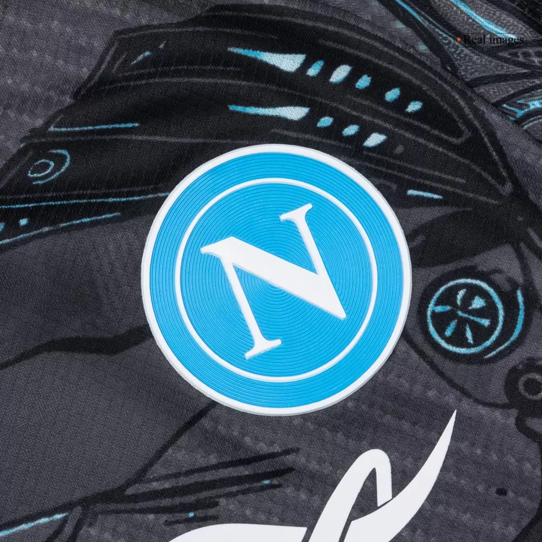 Napoli Pre-Match Soccer Jersey 2025/26 Black - Image 7