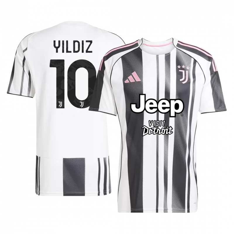 YILDIZ #10 Juventus Home Soccer Jersey 2025/26