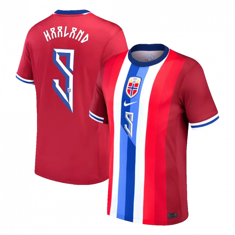 HAALAND #9 Norway Home Soccer Jersey