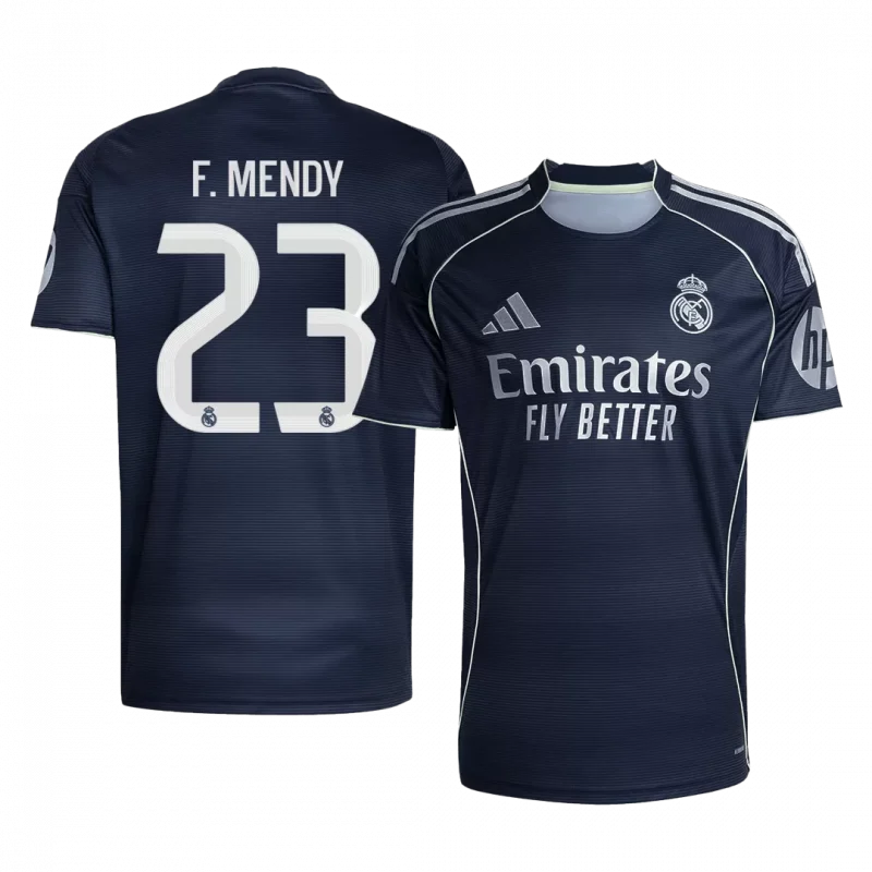 F.MENDY #23 Real Madrid Away Soccer Jersey 2025/26