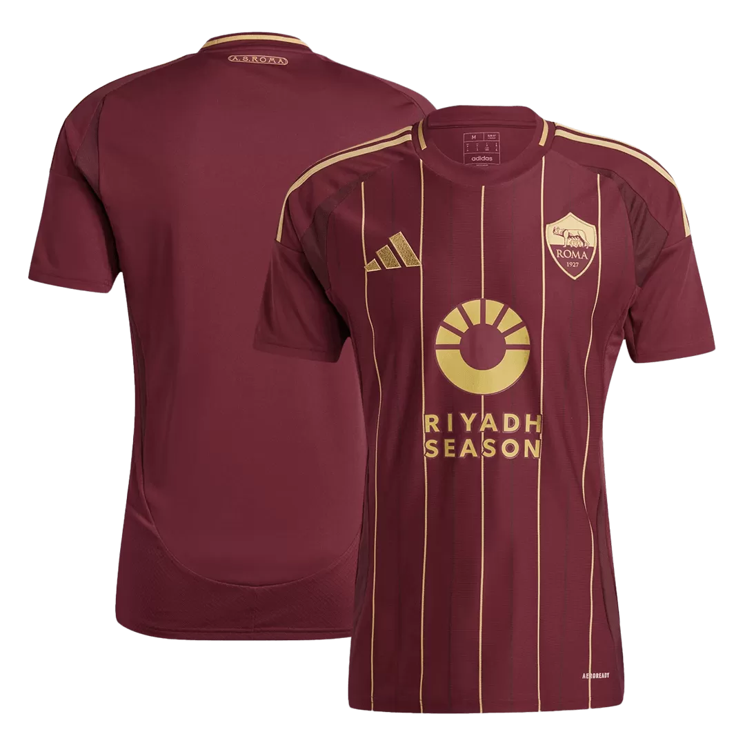 Roma Home Soccer Jersey - Image 3