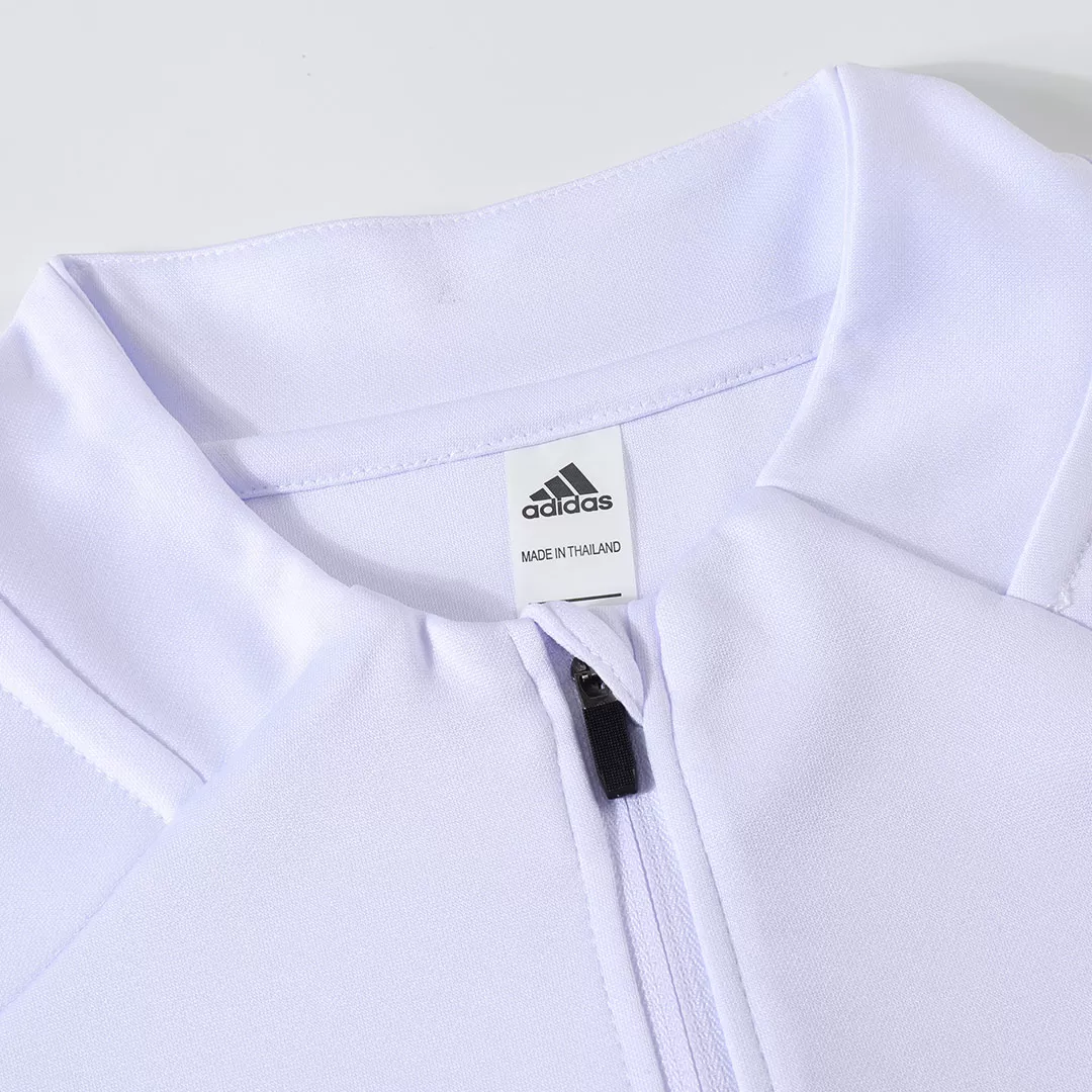 Real Madrid 1/4 Zip Tracksuit 2025/26 White - Image 5