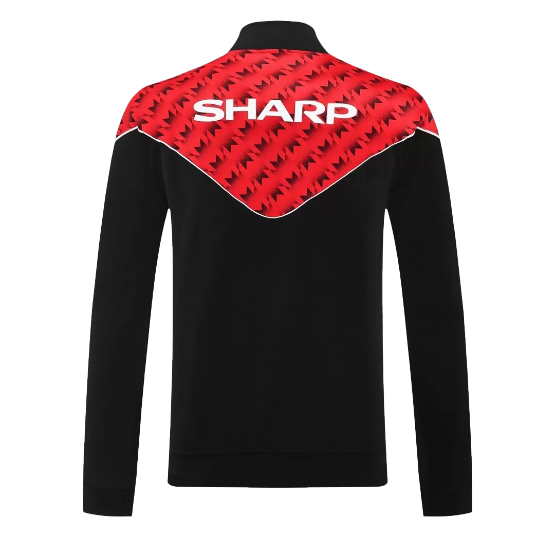 Manchester United Jacket Tracksuit 2025/26 Red&Black - Image 6