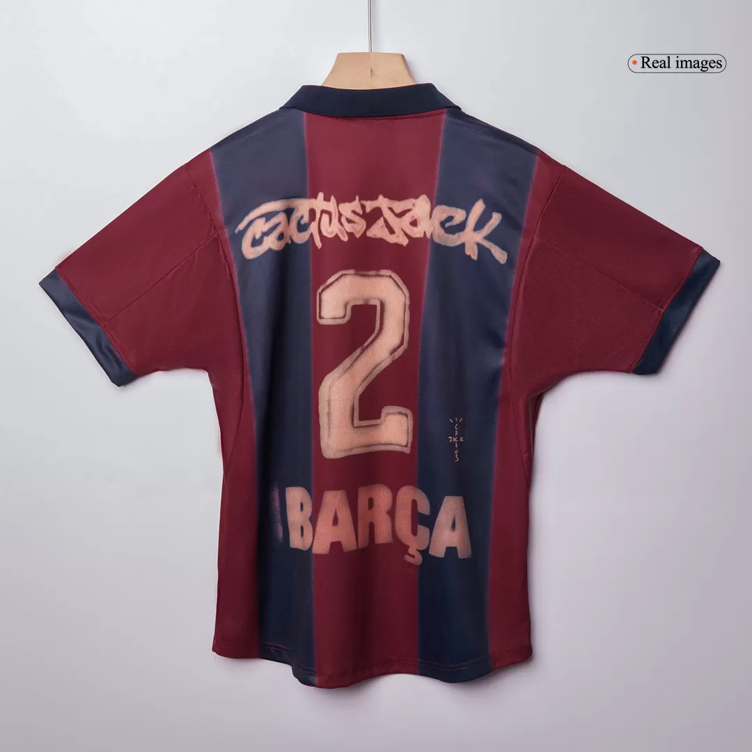 Vintage Soccer Jersey Barcelona X CJ Home 2000/01 - Image 5
